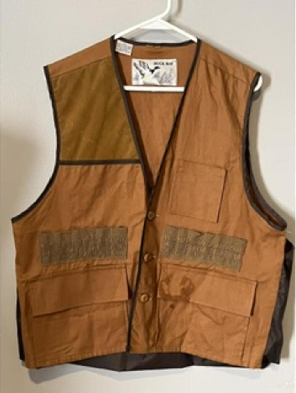vintage Duck Bay hunting vest 100% Cotton